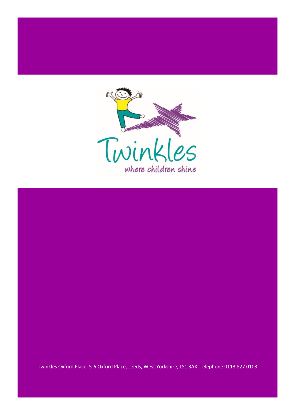 Twinkles Oxford Place, 5-6 Oxford Place, Leeds, West Yorkshire, LS1 3AX Telephone 0113 827 0103