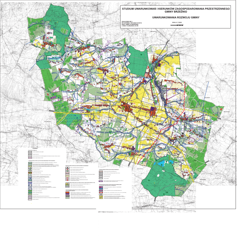 Studium Uwarunkowań I Kierunków Zagospodarowania Przestrzennego Gminy Brzeźnio