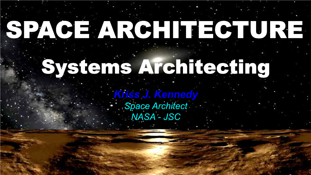 Systems Architecting Kriss J