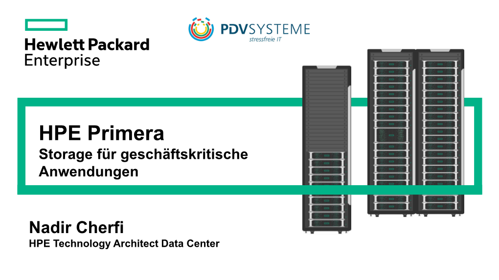 HPE Primera Storage Für Geschäftskritische Anwendungen