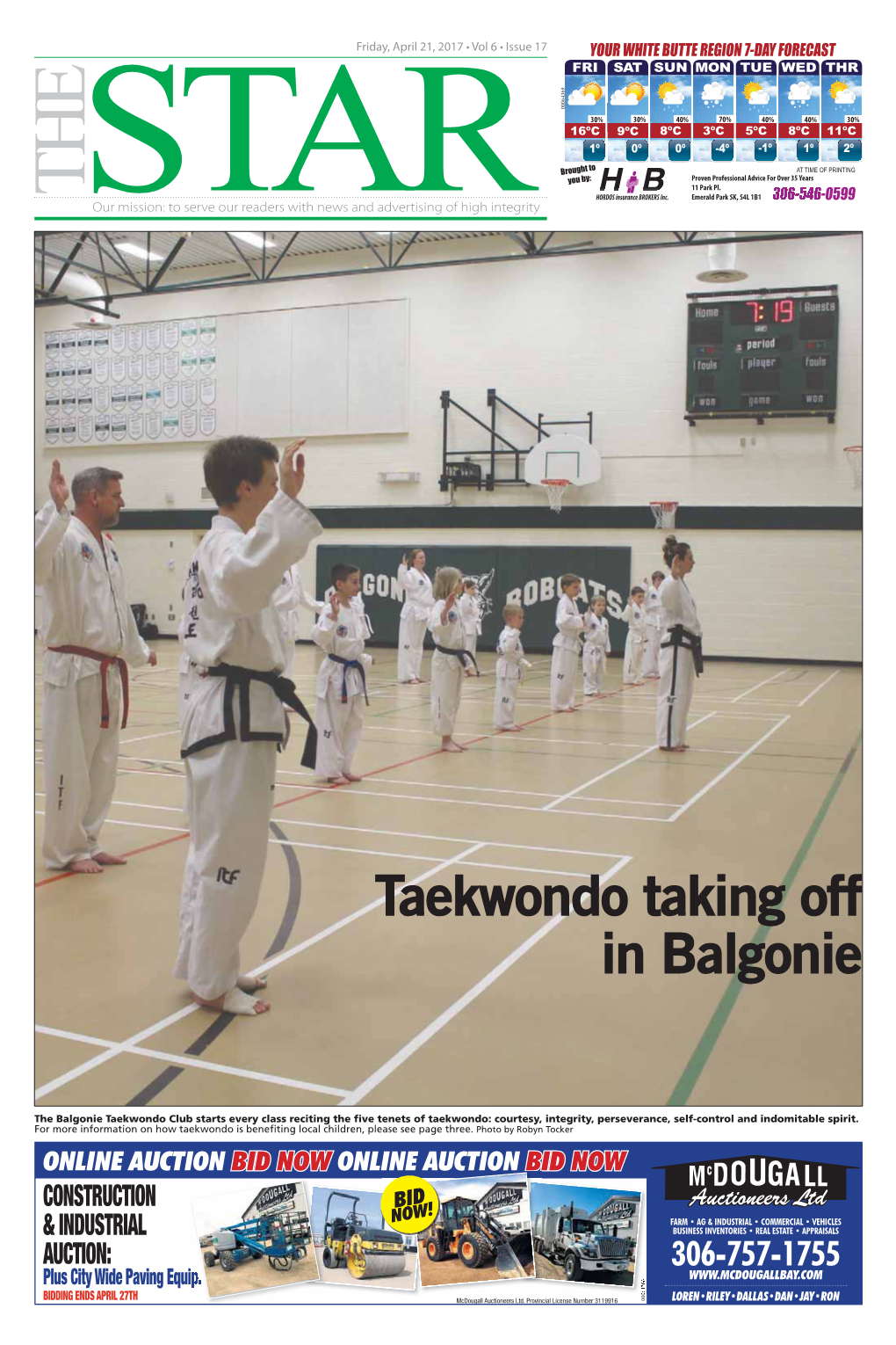 Taekwondo Taking Off in Balgonie