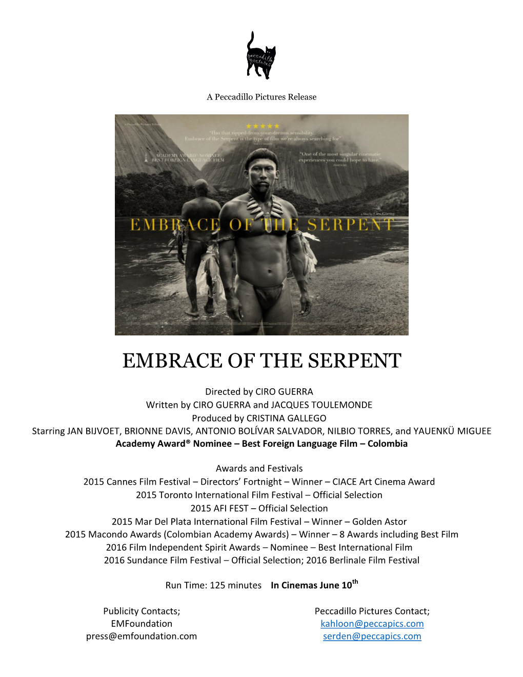 Embrace of the Serpent