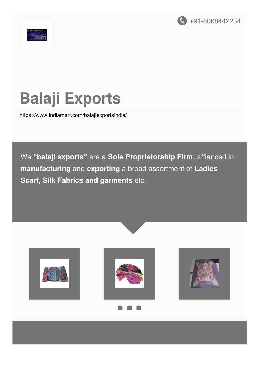 Balaji Exports