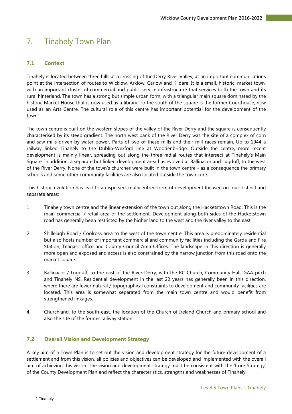 7. Tinahely Town Plan