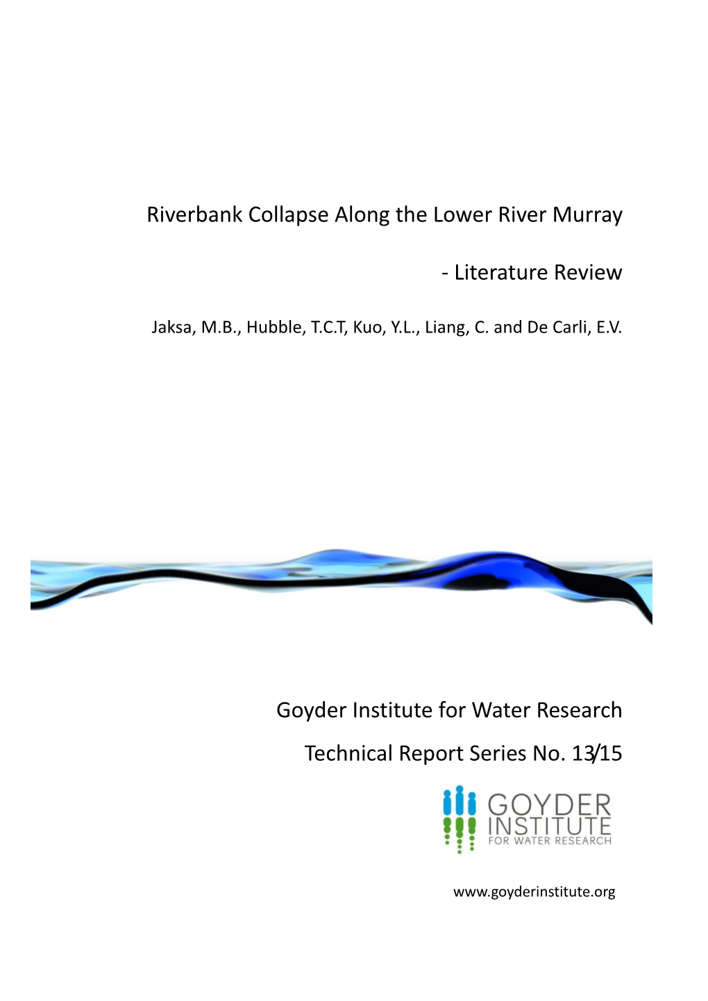 Riverbank Collapse Along the Lower River Murray