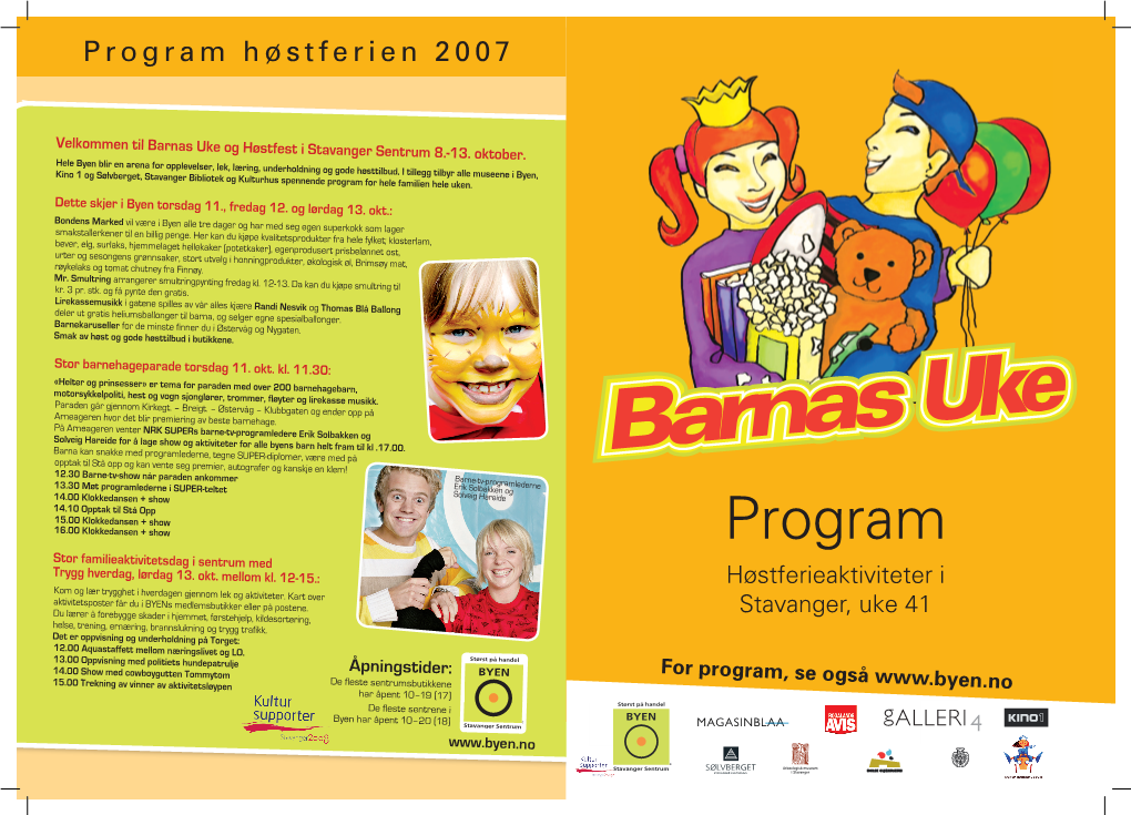 Program Høstferien 2007