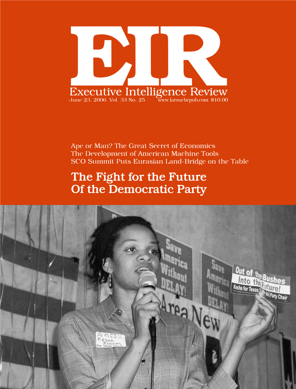 Executive Intelligence Review, Volume 33, Number 25, June 23