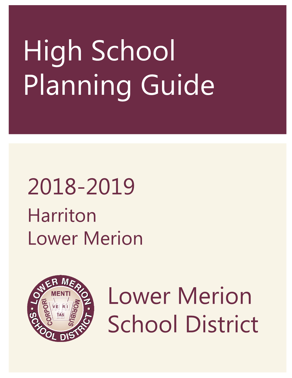 2018-19 HS Planning Guide