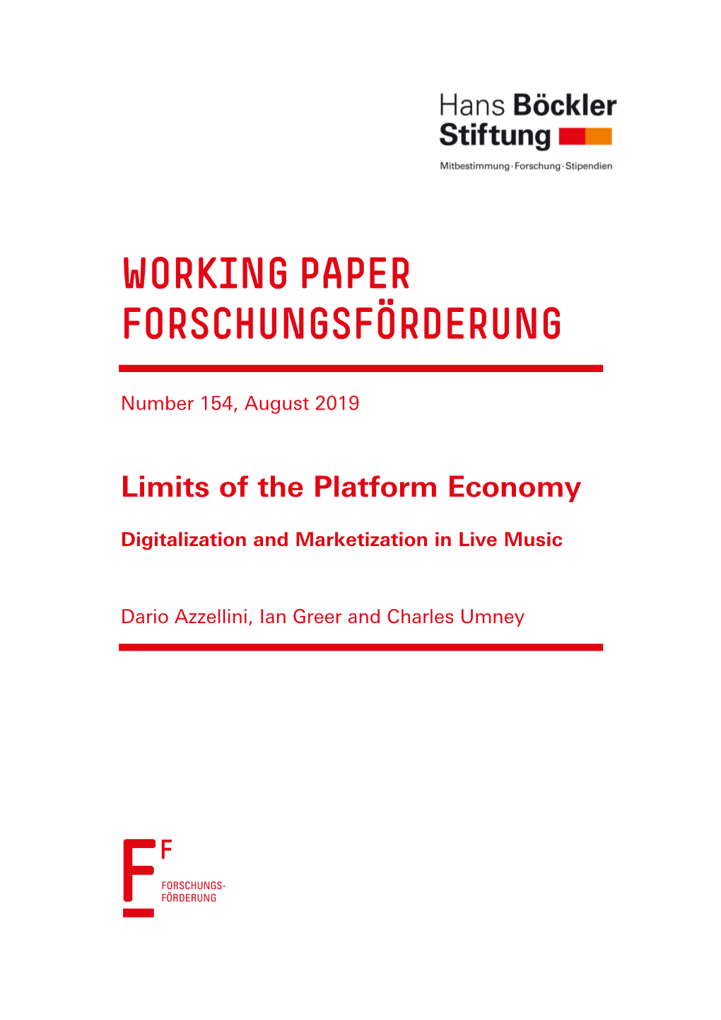 Limits of the Platform Economy. Digitalization and Marketization In