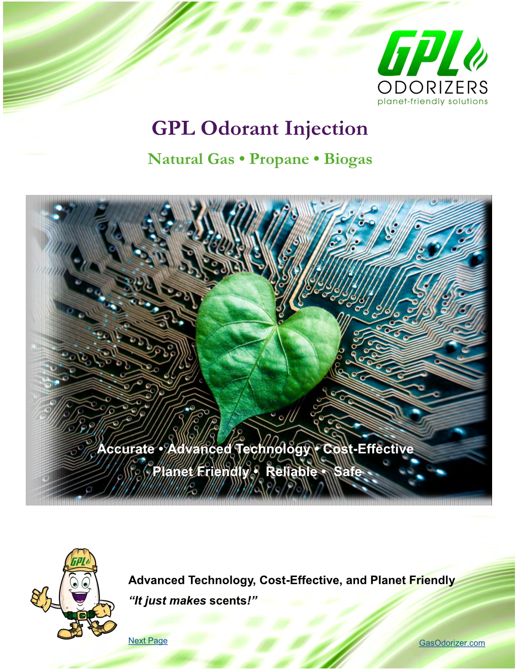 Odorant Injection Systems for Natural Gas, Biogas, and Propane