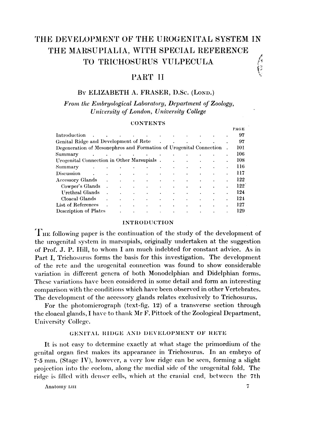 To Trichosurusvulpecula