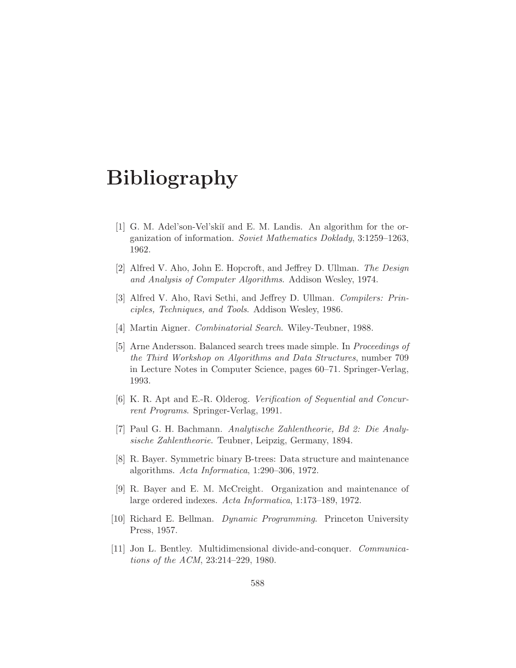 Bibliography