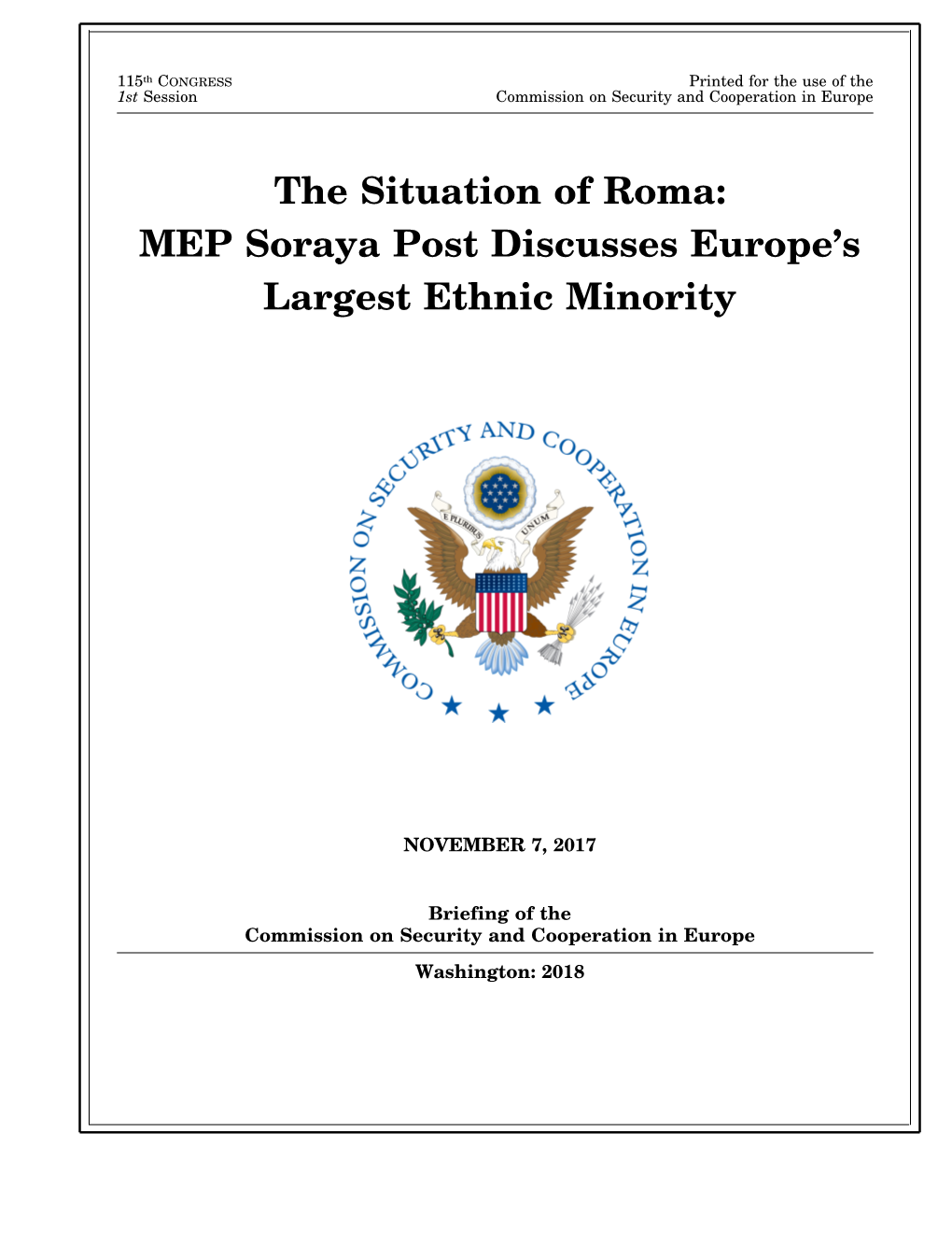 The Situation of Roma: MEP Soraya Post Discusses Europe's Largest Ethnic Minority