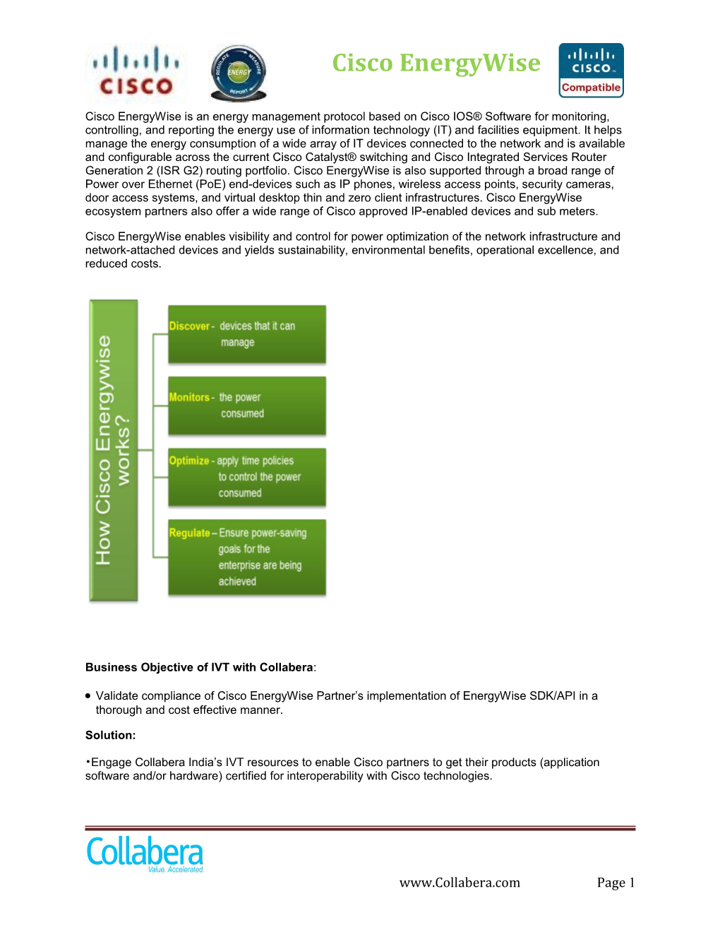 Business Objective of IVT with Collabera