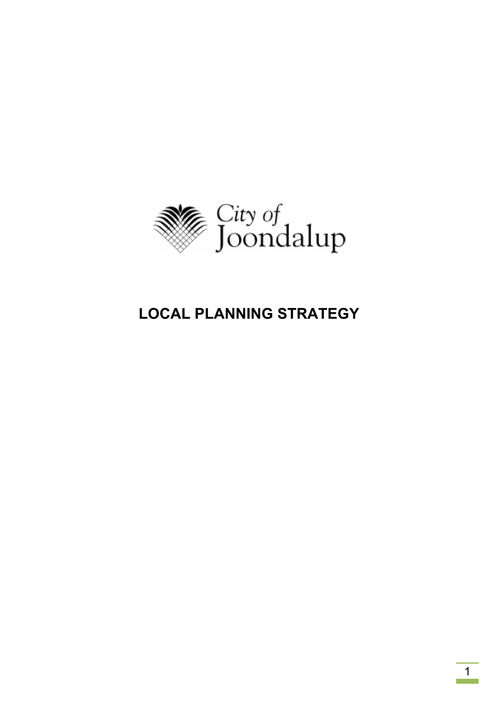 Local Planning Strategy