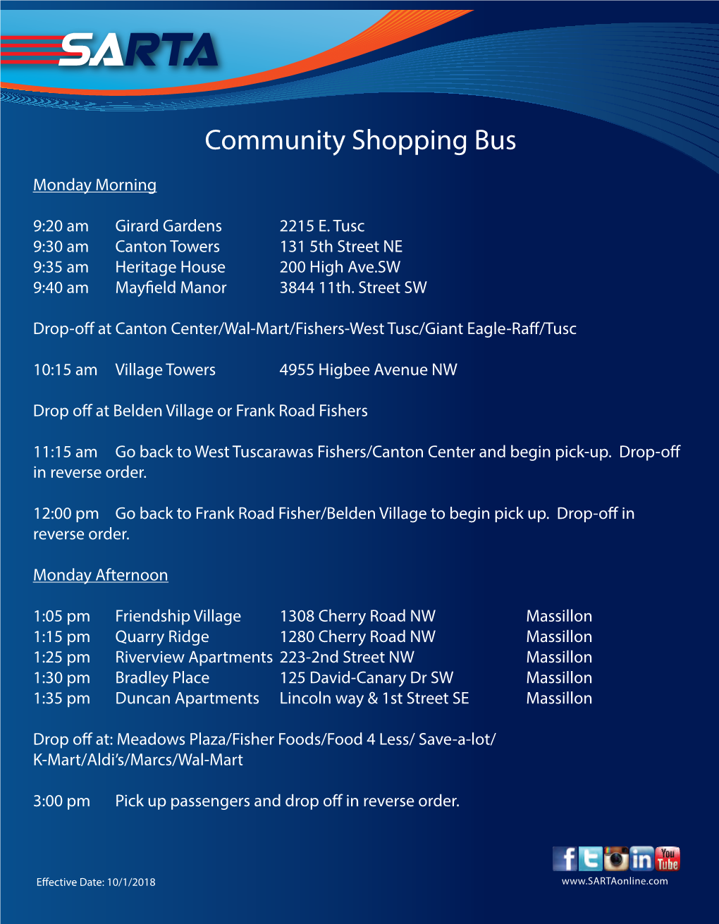 Community Shopping Bus