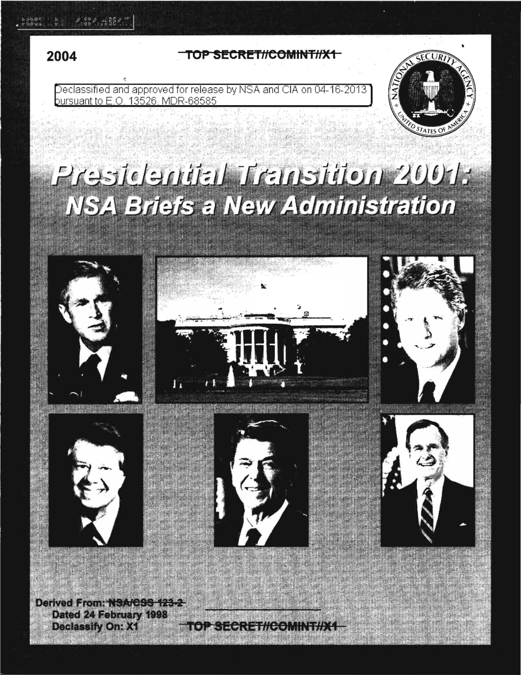 Presidential Transition 2001: NSA Briefs a New Administration