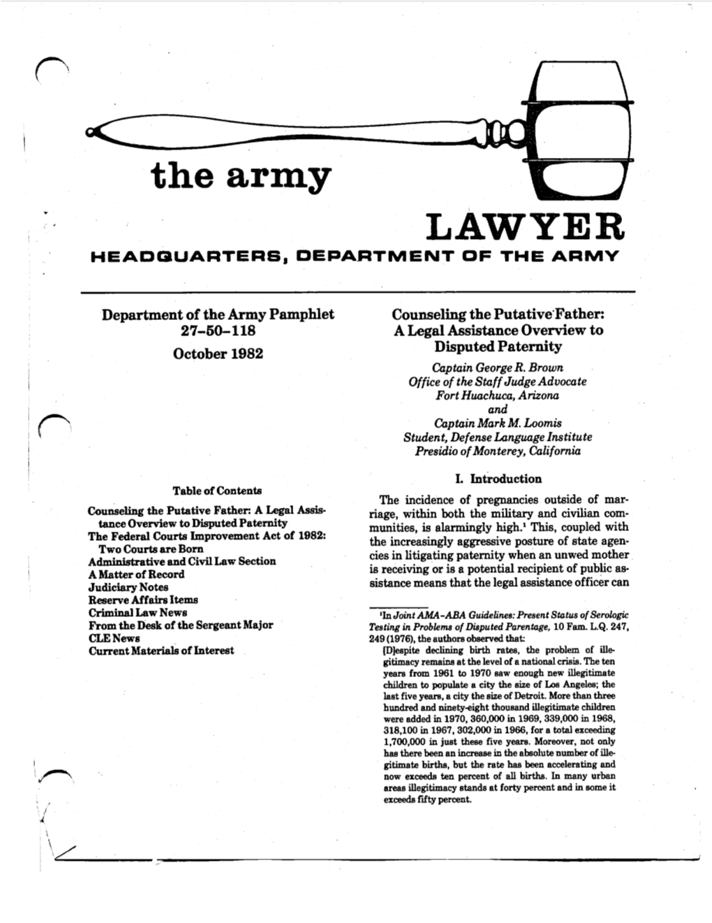 The Army Lawyer (Oct
