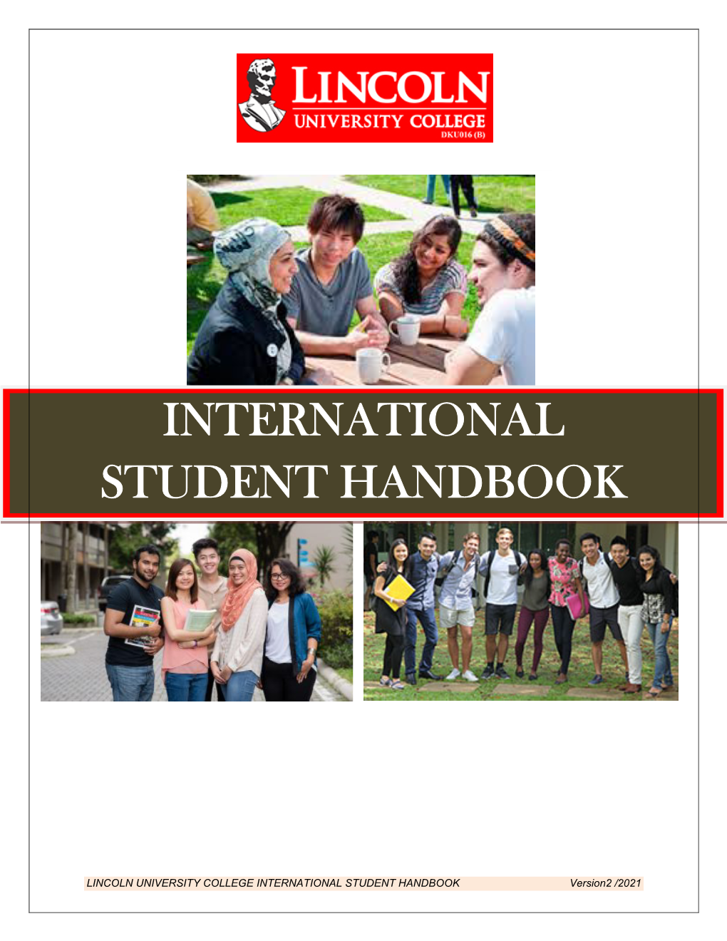 INTERNATIONAL STUDENT HANDBOOK Version2 /2021