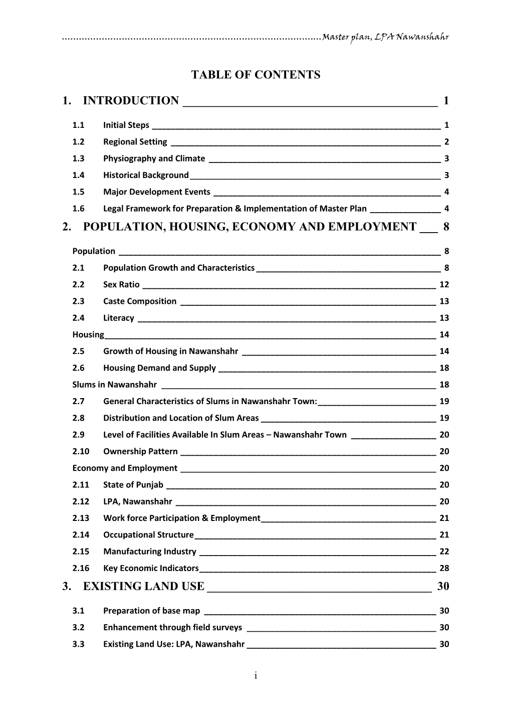 Table of Contents 1. Introduction