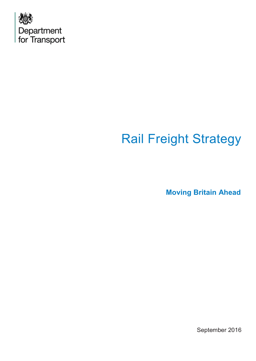 Rail Freight Strategy