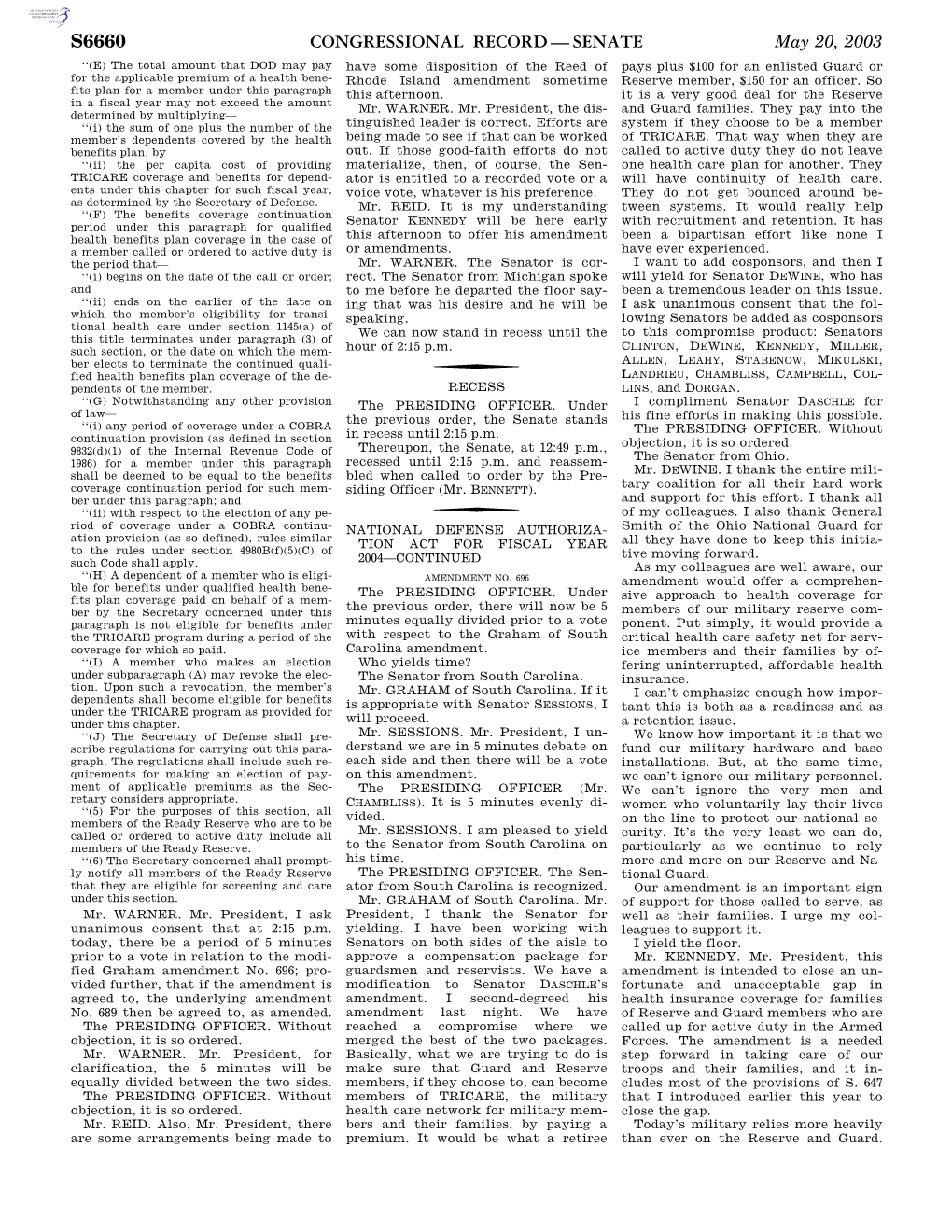 Congressional Record—Senate S6660