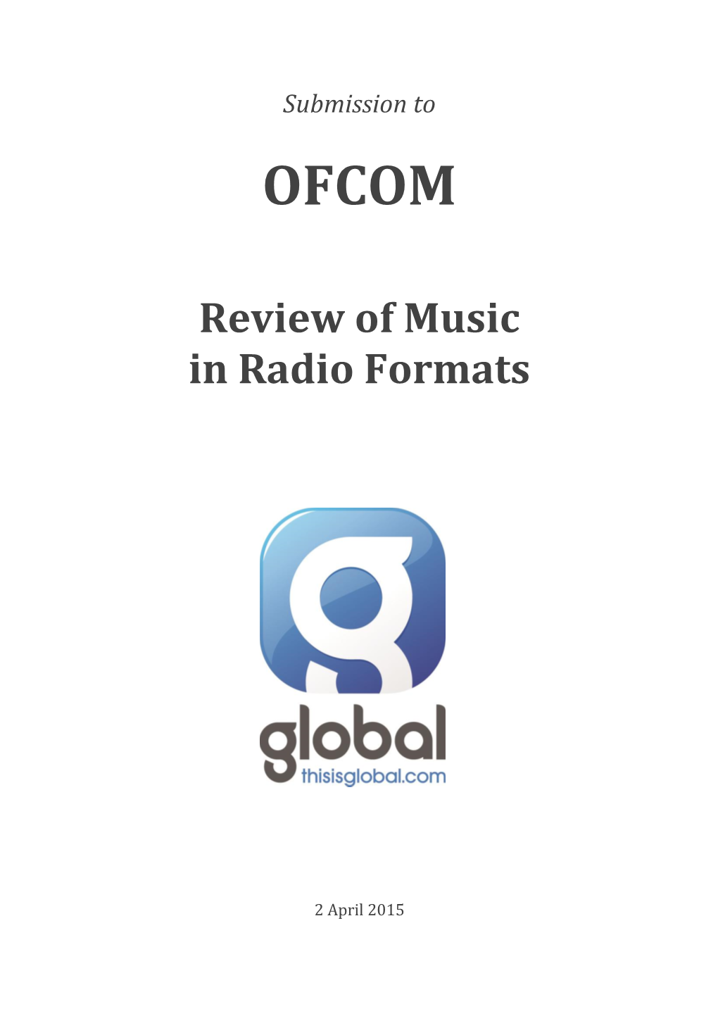 Review of Music in Radio Formats