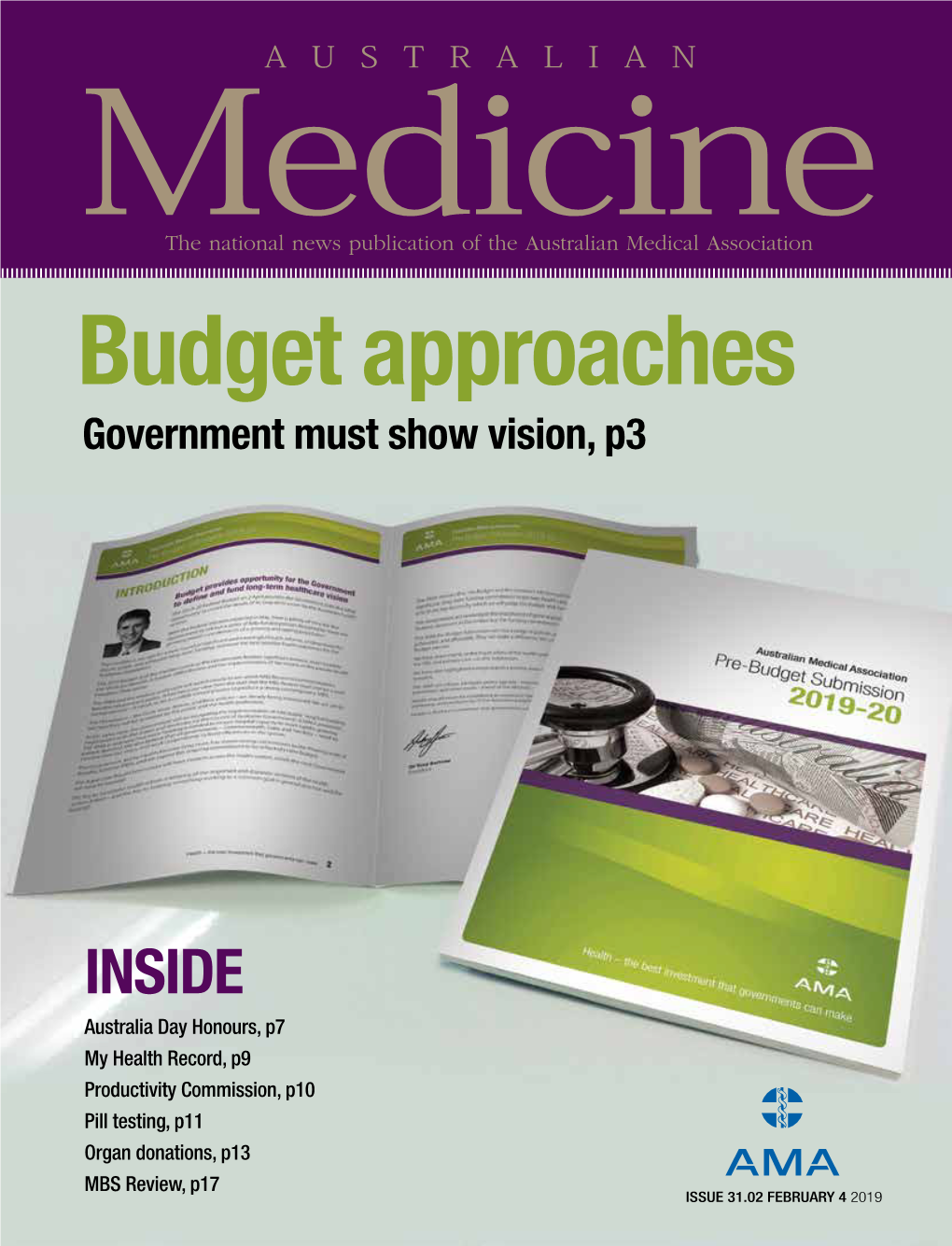 Budget Approaches Government Must Show Vision, P3