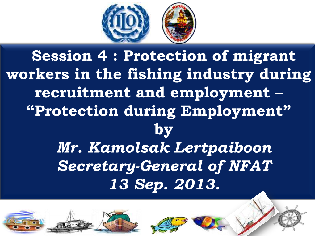 A Profile of “Natioal Fisheries Association of Thailand”