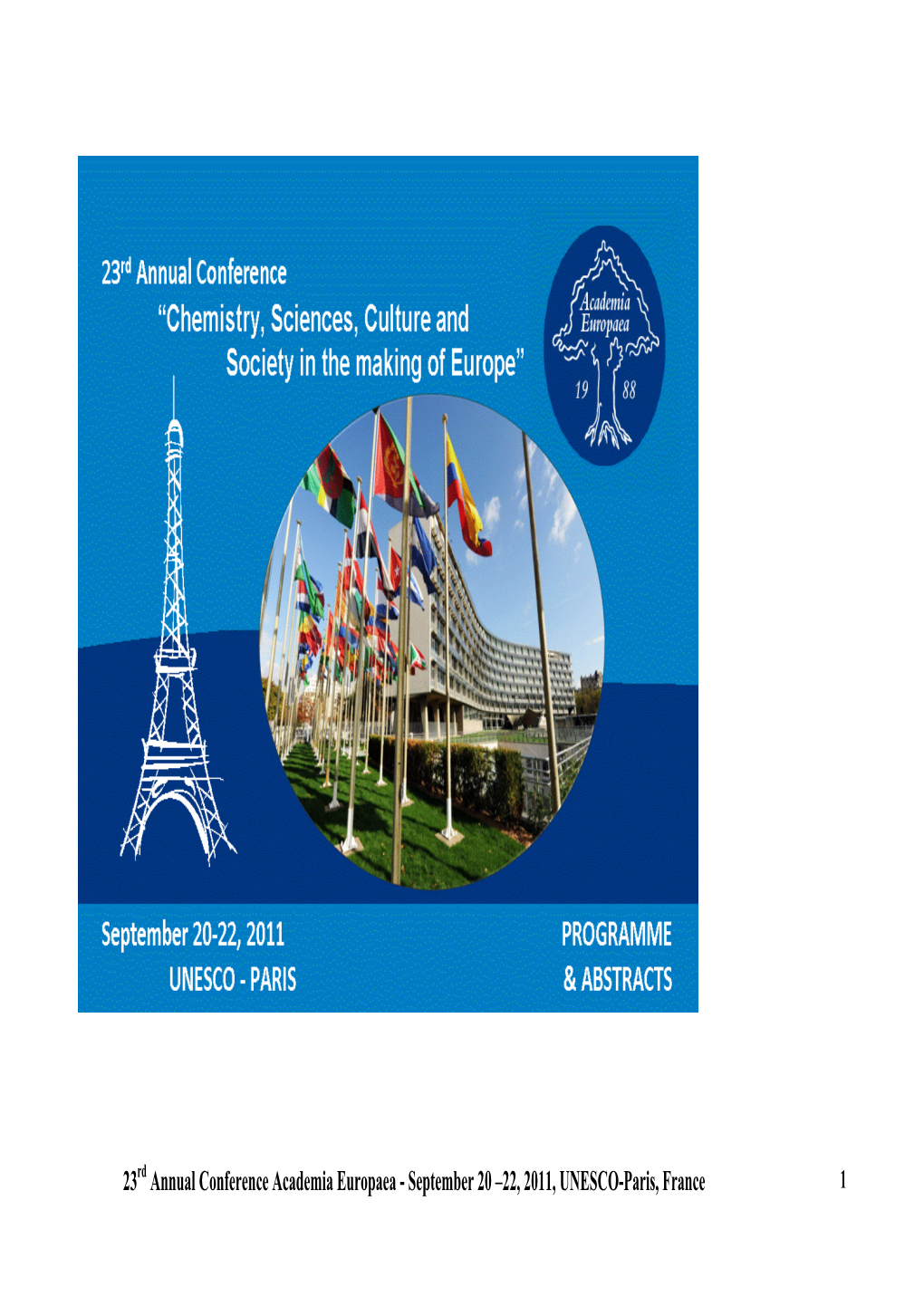 23 Annual Conference Academia Europaea