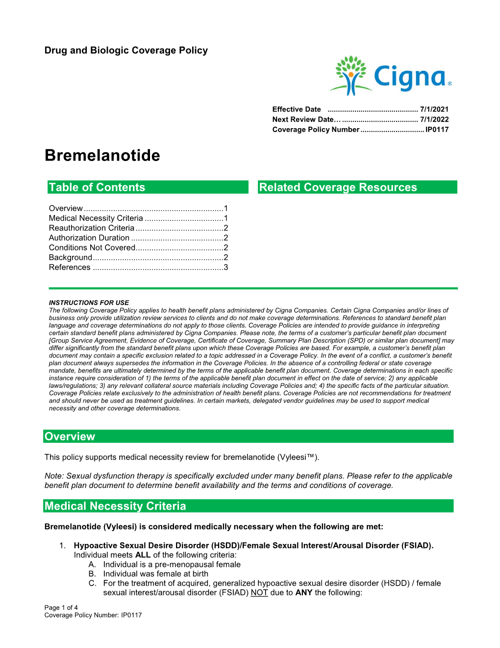 Bremelanotide