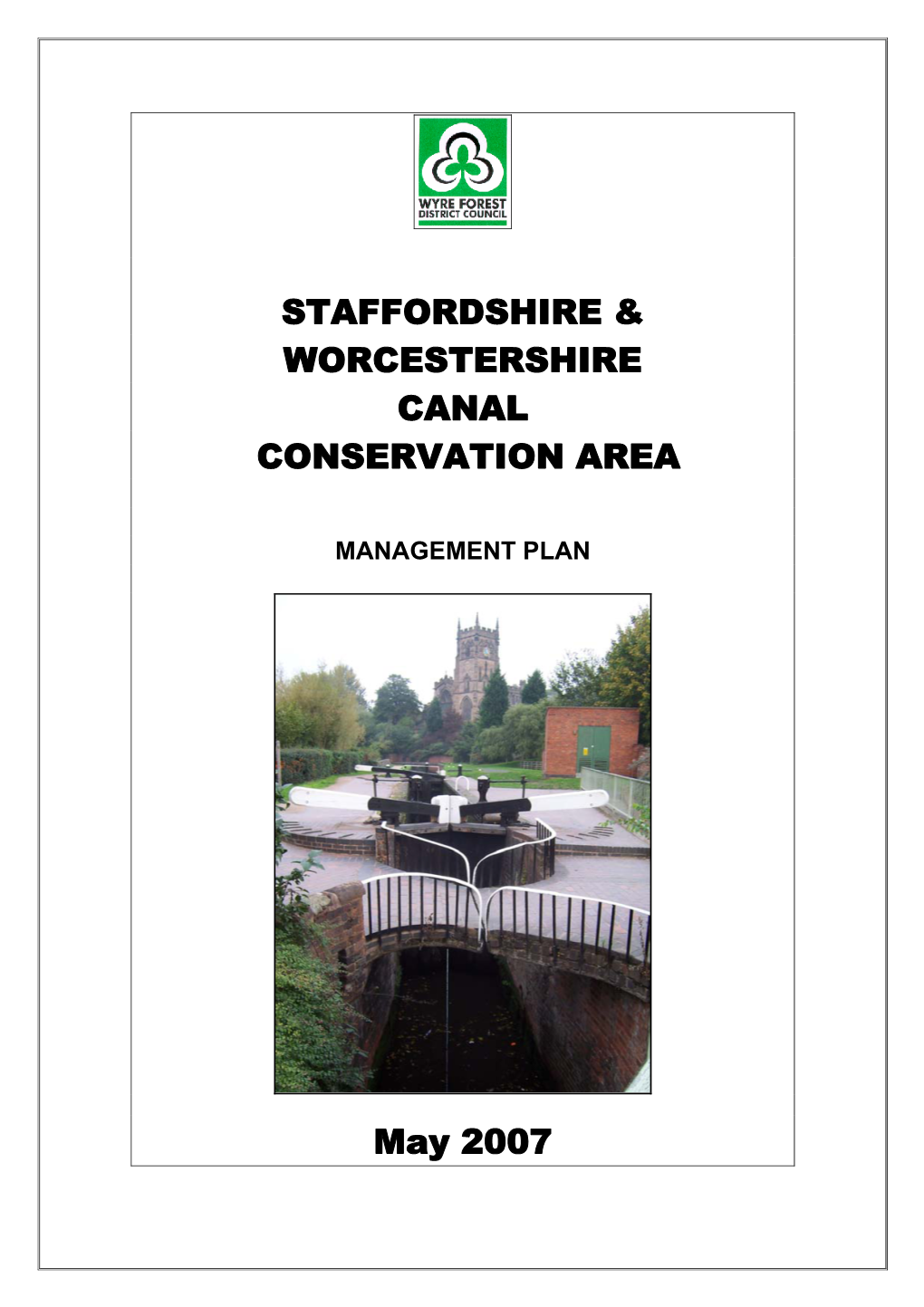 Staffordshire and Worcestershire Canal Conservation Area
