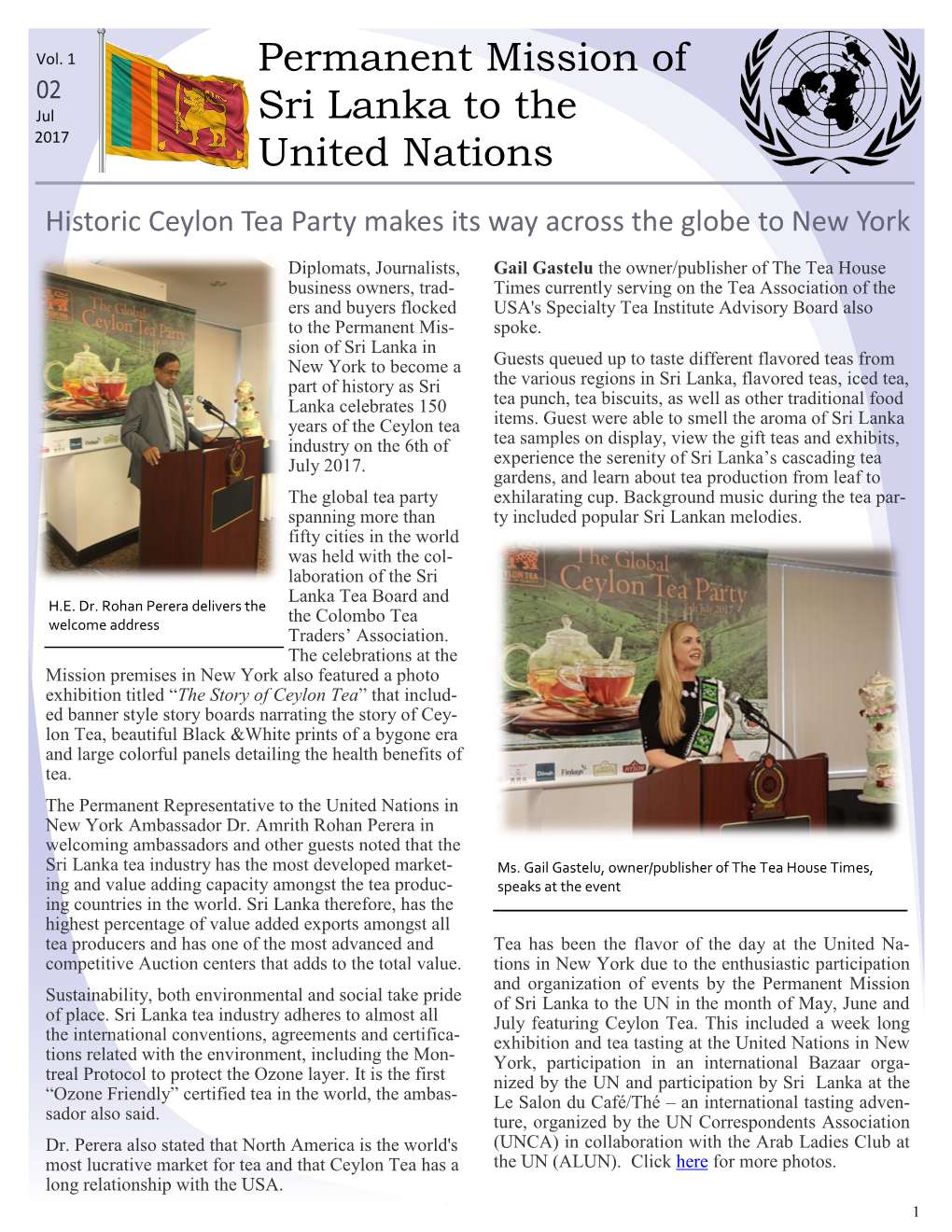 Permanent Mission of Sri Lanka to the United Nations