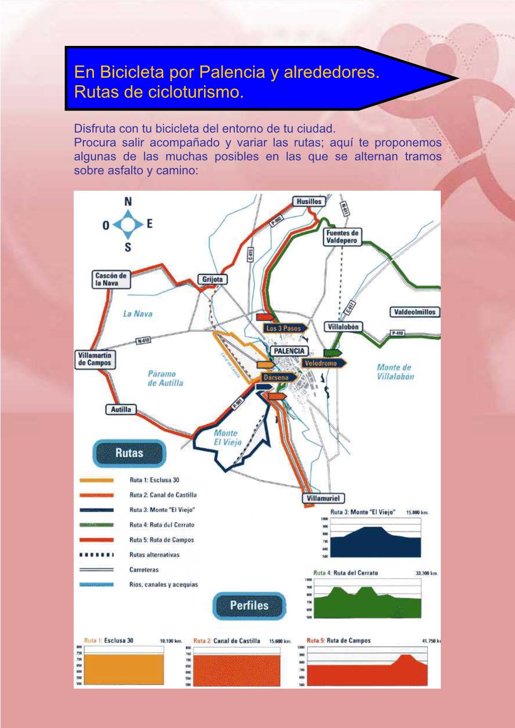 En Bicicleta Por Palencia Y Alrededores. Rutas De Cicloturismo