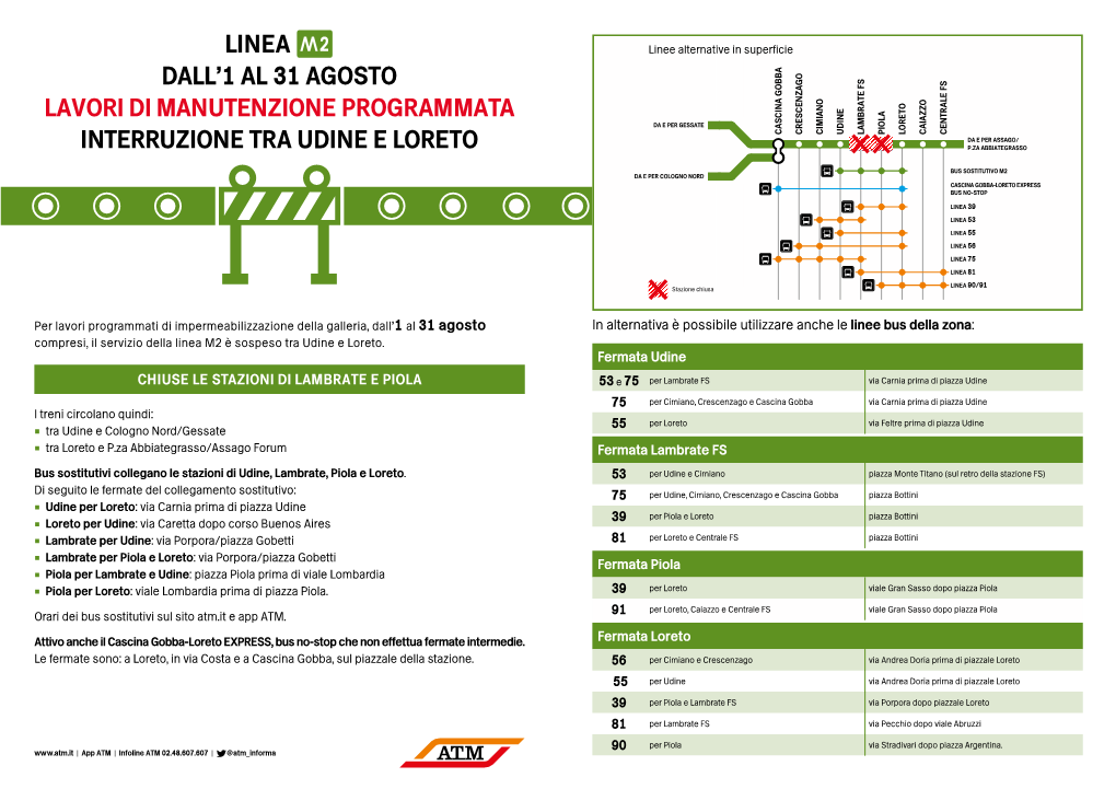 Lavori Di Manutenzione Programmata Da E Per Gessate