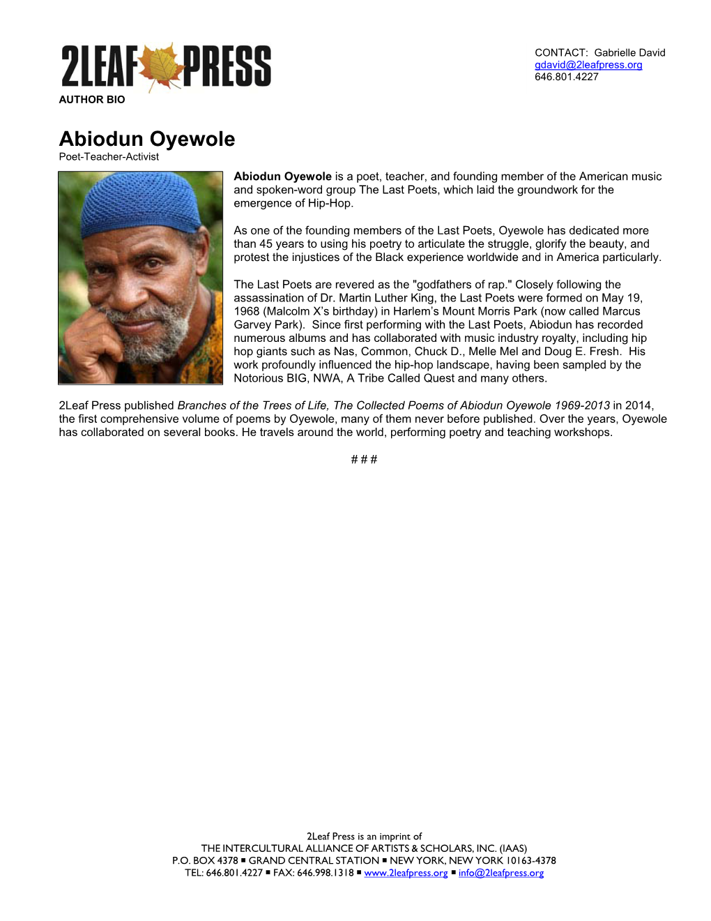 Abiodun Oyewole