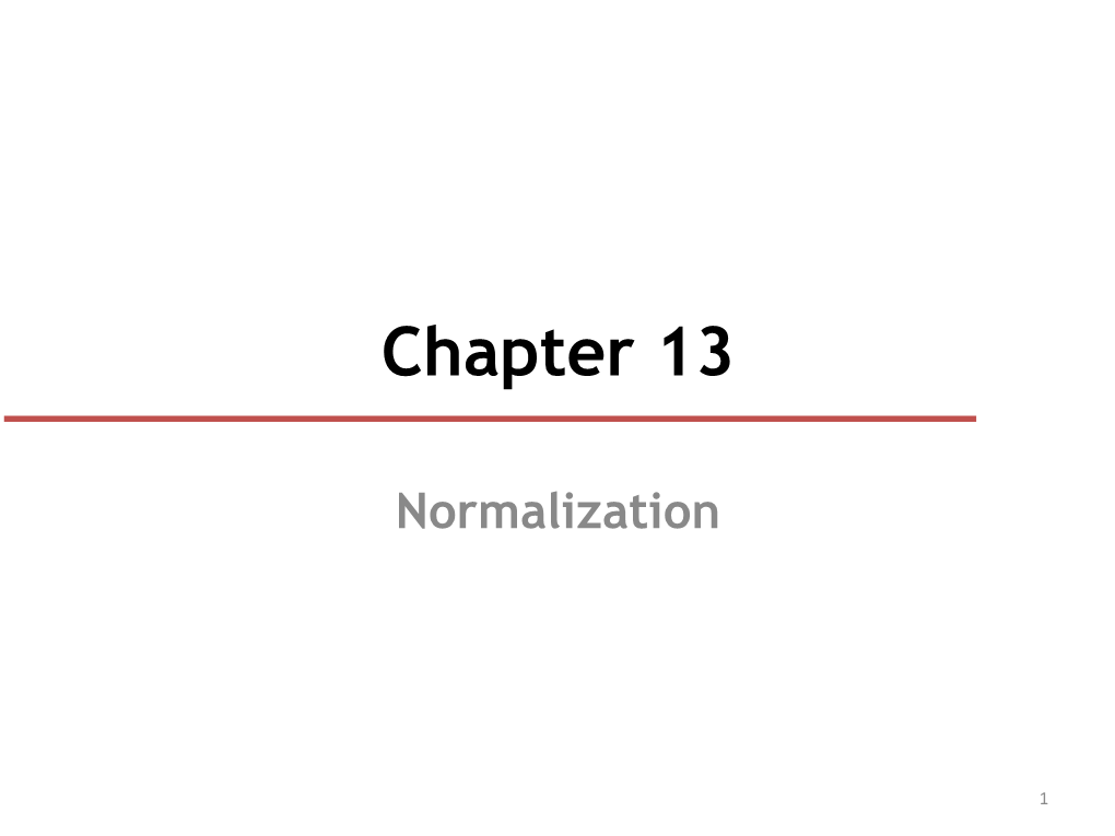 First Normal Form (1NF)