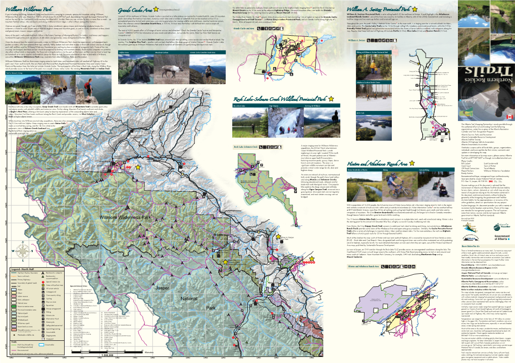 Northern Rockies Trails Map North