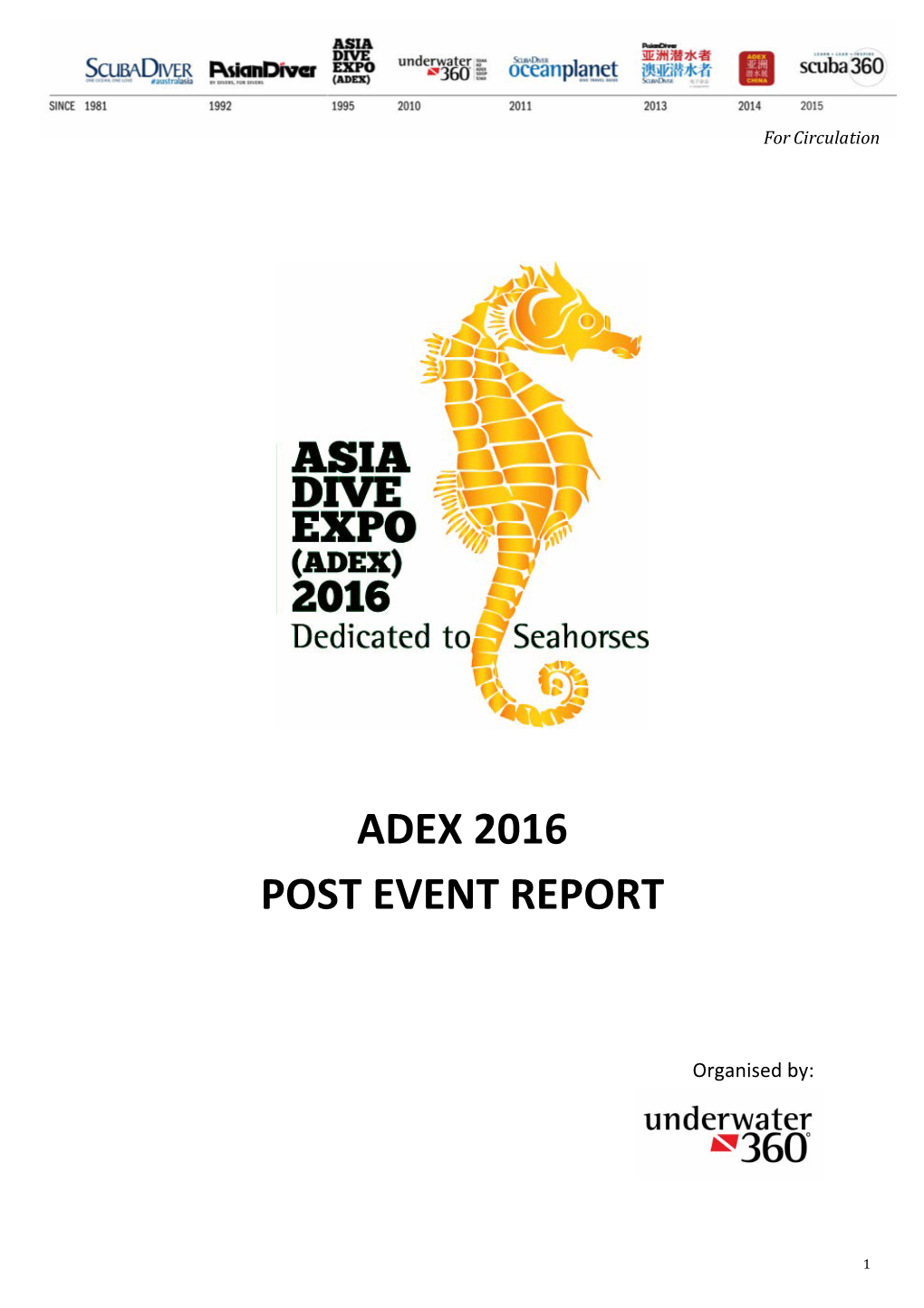 Adex 2016 Post Event Report