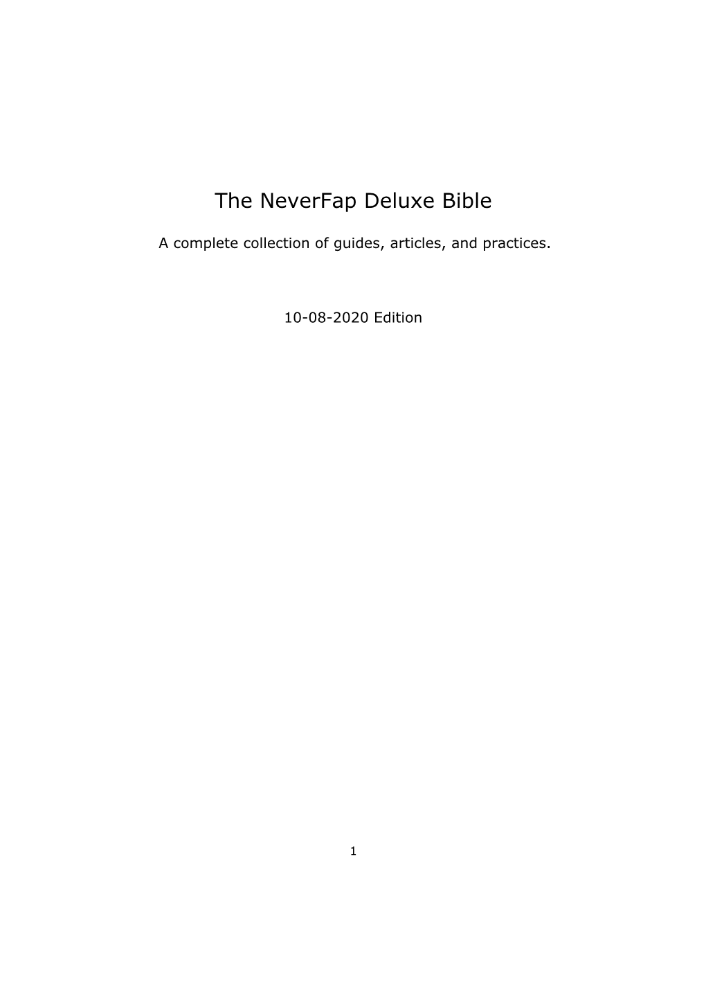 The Neverfap Deluxe Bible