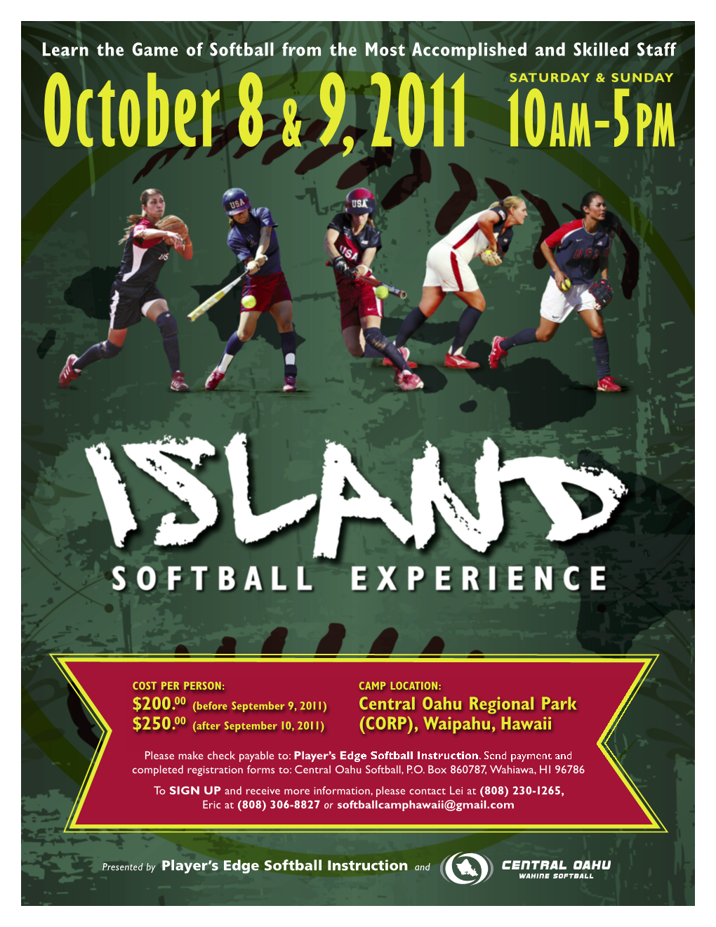 Island Softball Experience 2011