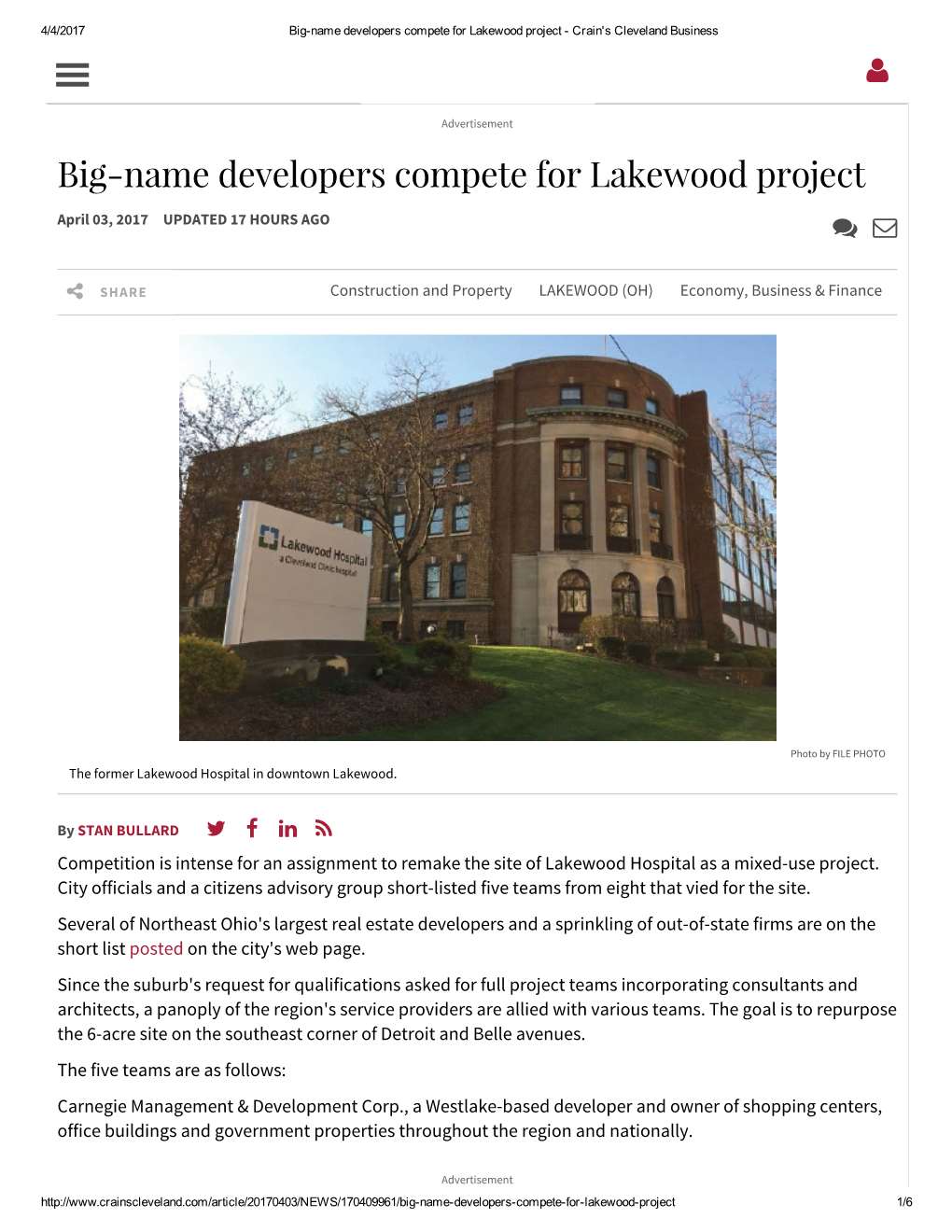 Big-Name-Developers-Compete-For-Lakewood-Project-Crains-Cleveland-Business.Pdf