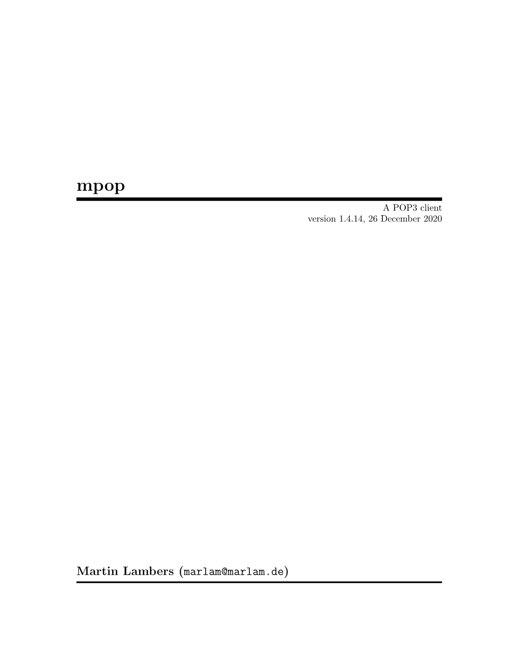 Mpop Manual in PDF Format