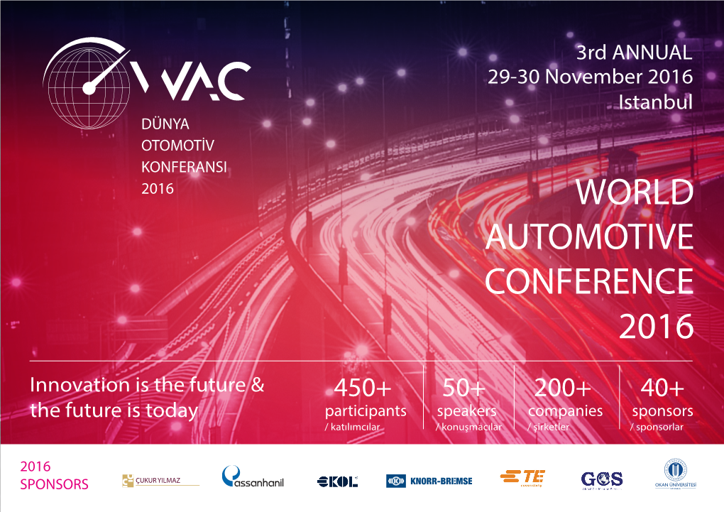 World Automotive Conference 2016