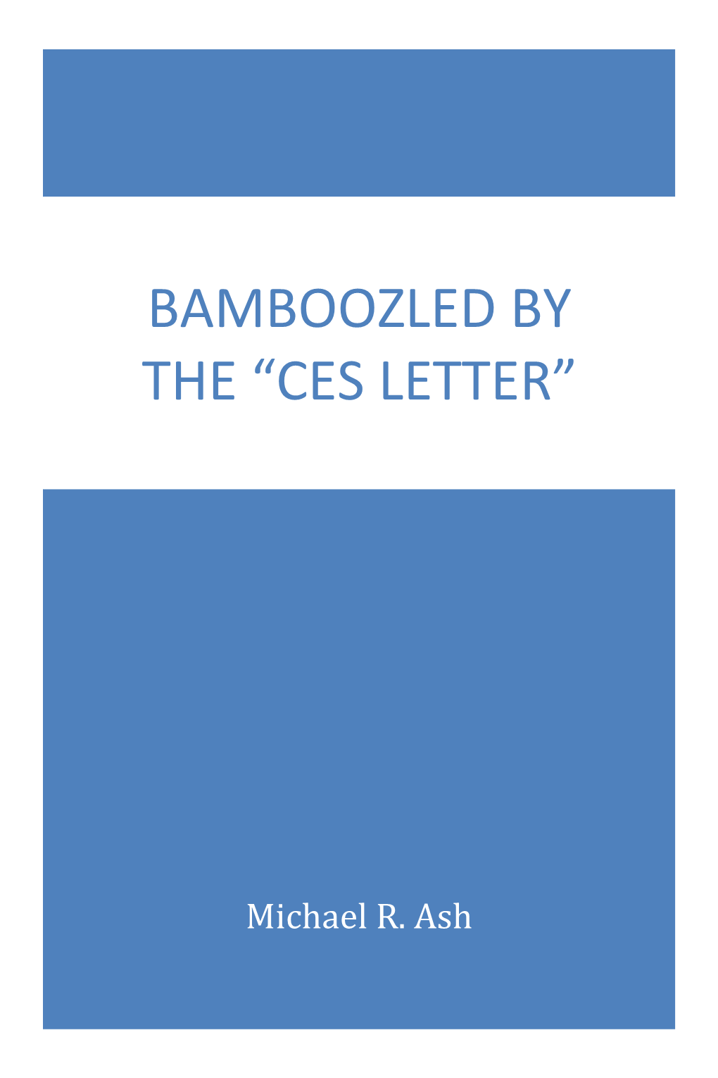 Bamboozled by the “Ces Letter”