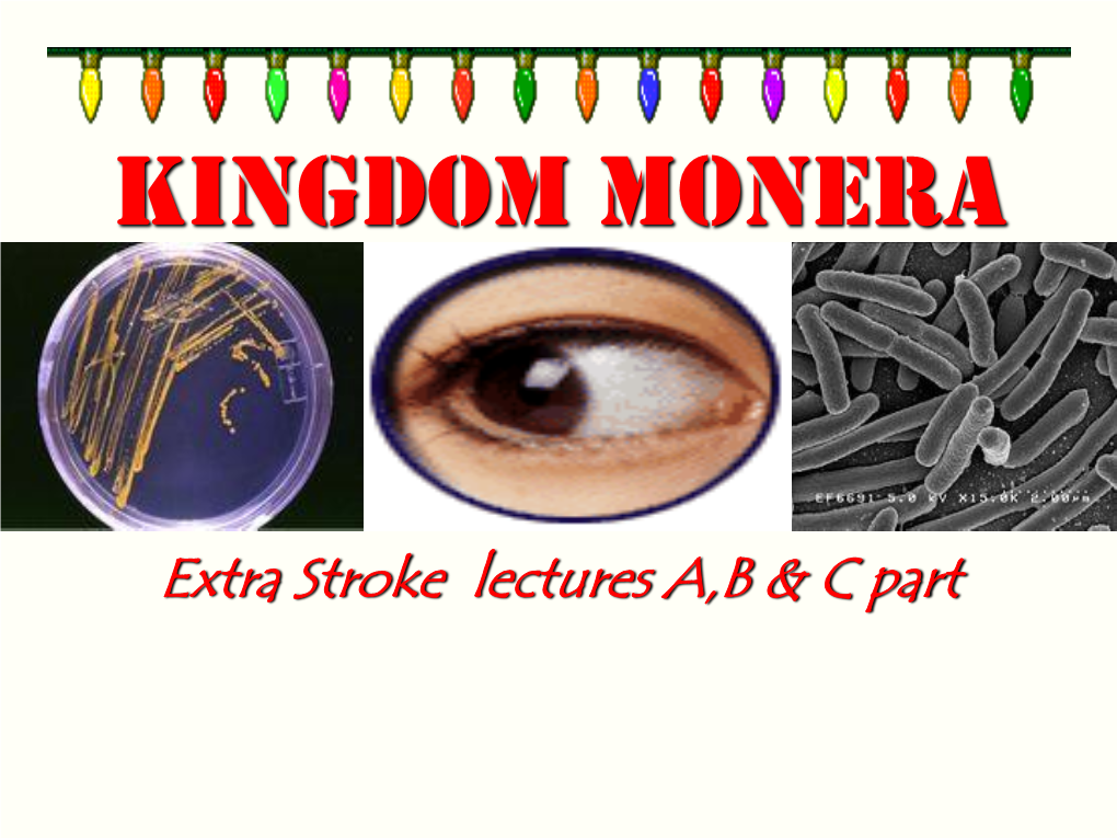 Kingdom Monera