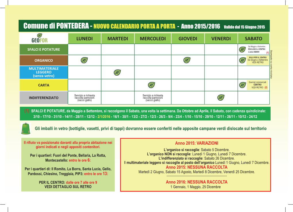 Calendario Pontedera Centro Ore 7-9.Indd