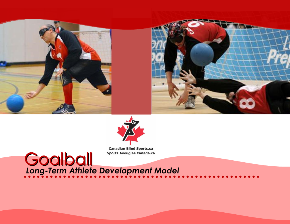 Goalball LTAD – Foundation Stages