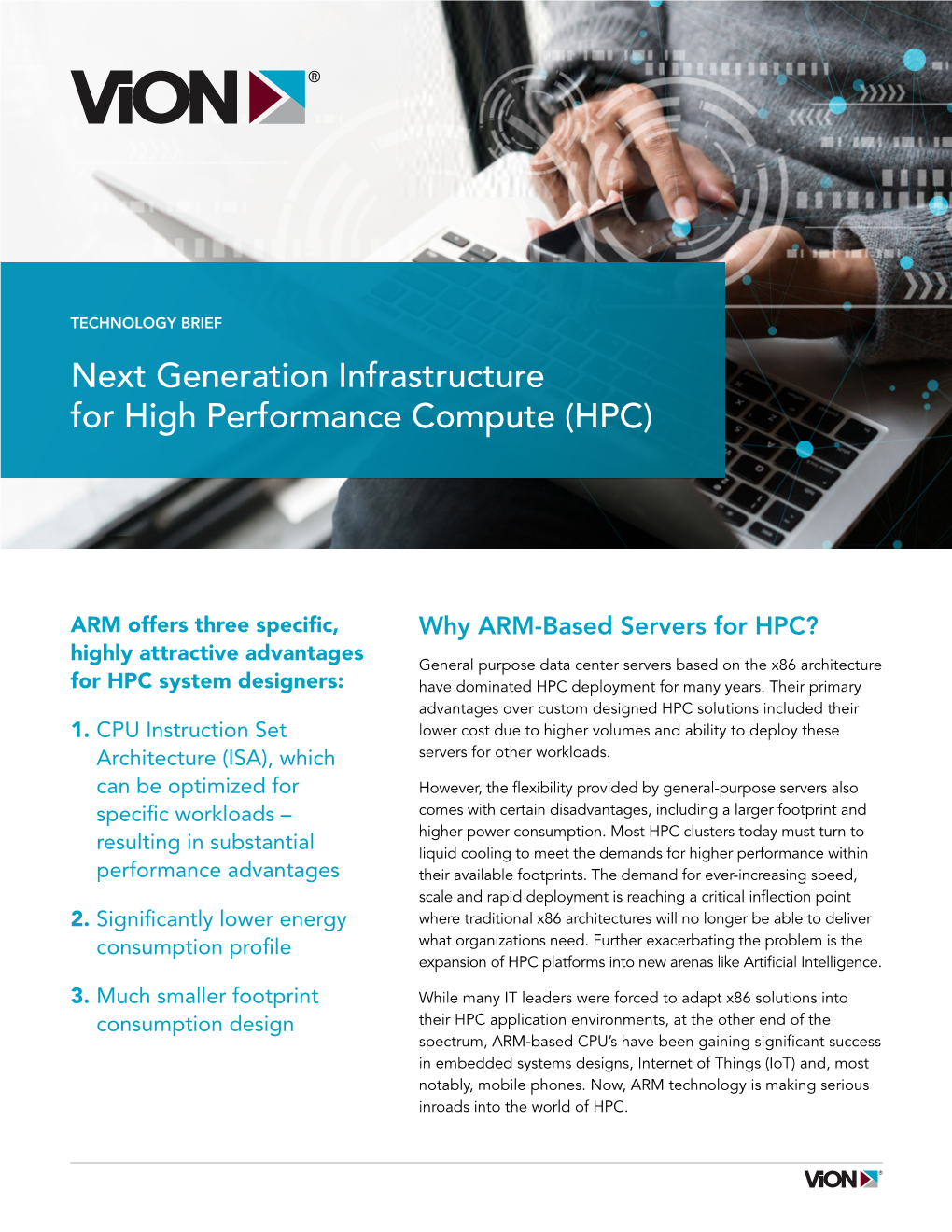 Next Generation Infrastructure for High Performance Compute (HPC)