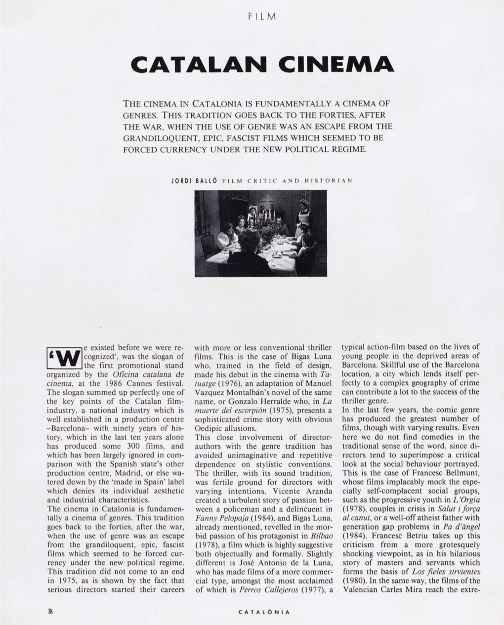 Catalan Cinema